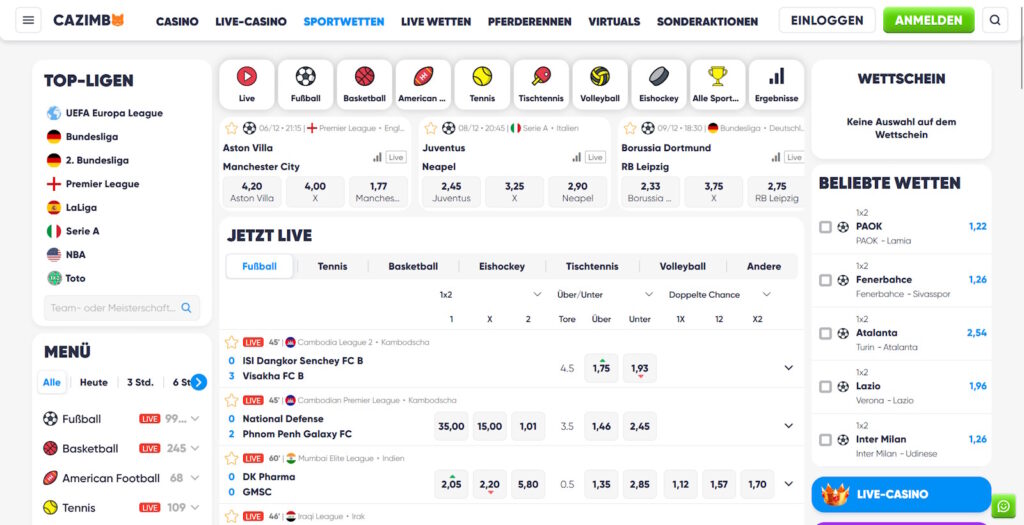 cazimbo sportwetten