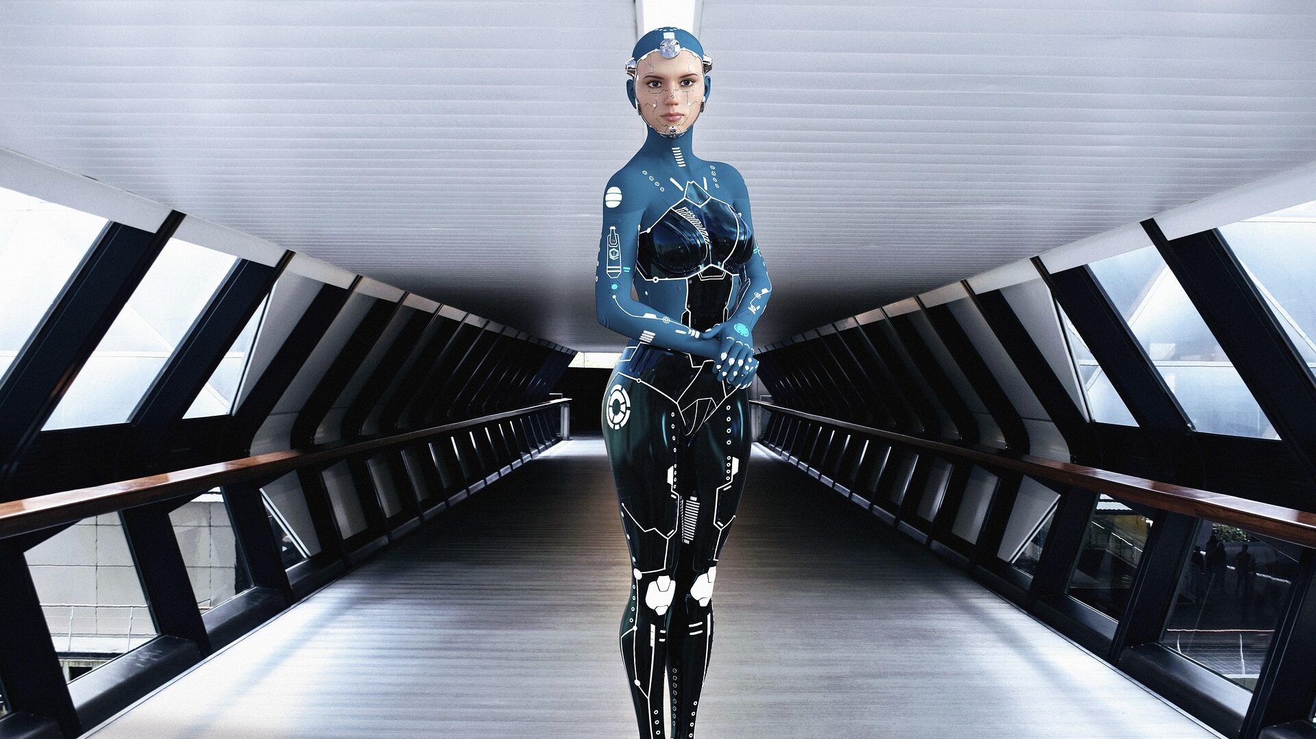 Uncanny Valley Effekt: Wenn uns Gesichter unheimlich sind 6 Eine Figur im Uncanny Valley und in einem Liminal Space.